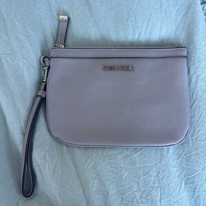 Calvin Klein Lavender Wristlet Clutch